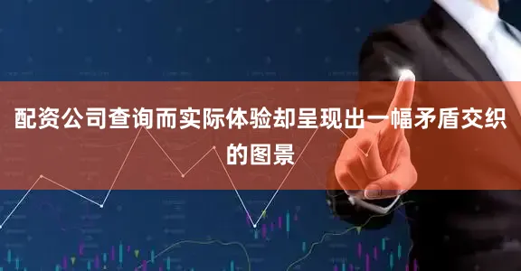 配资公司查询而实际体验却呈现出一幅矛盾交织的图景