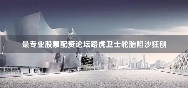 最专业股票配资论坛路虎卫士轮胎陷沙狂刨
